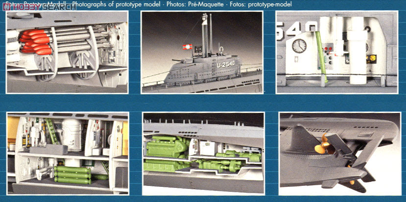U-Boot Type XXI w/Interior (Plastic model) Item picture2