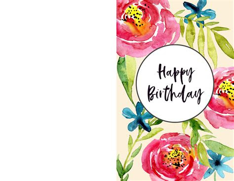  foldable free printable printable birthday cards for kids printable