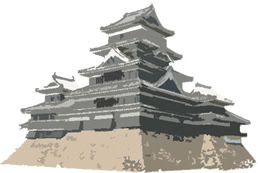 Handyman Digital Art Gallery 松本城イラスト集