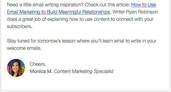 what to write in your emails