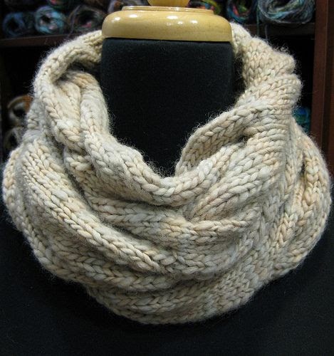 Knitted Cable Cowl Pattern Free