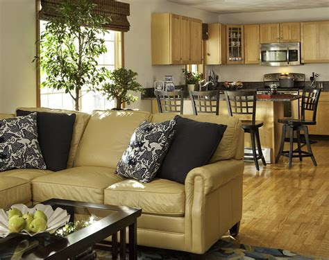 cream leather sofa living room beach  beige leather