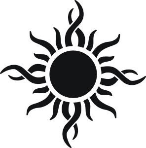 Tribal Sun Tattoo