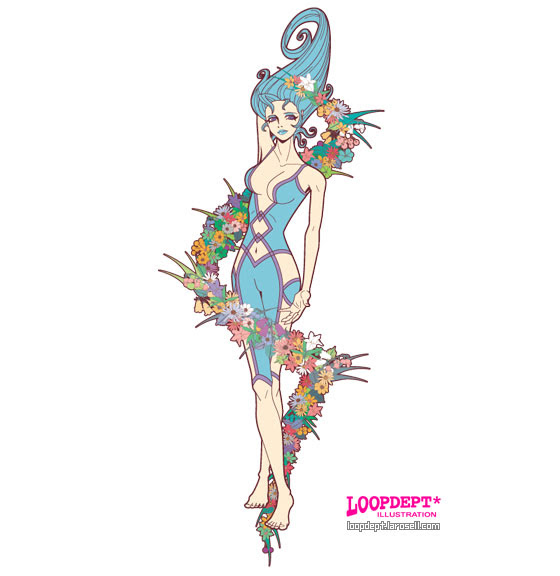 花の精霊イラスト