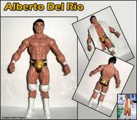 Alberto Del Rio Dos Caras Jr Wrestling Custom Action Figure