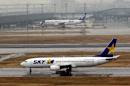 Un appareil de la compagnie Skymark à Tokyo, le 15 janvier 2015