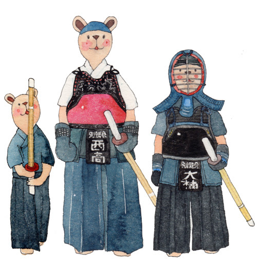 剣錬会のイラスト Yoshiko Torisu