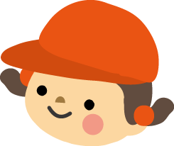 幼稚園 保育園のこどもと帽子 無料イラスト フリー素材
