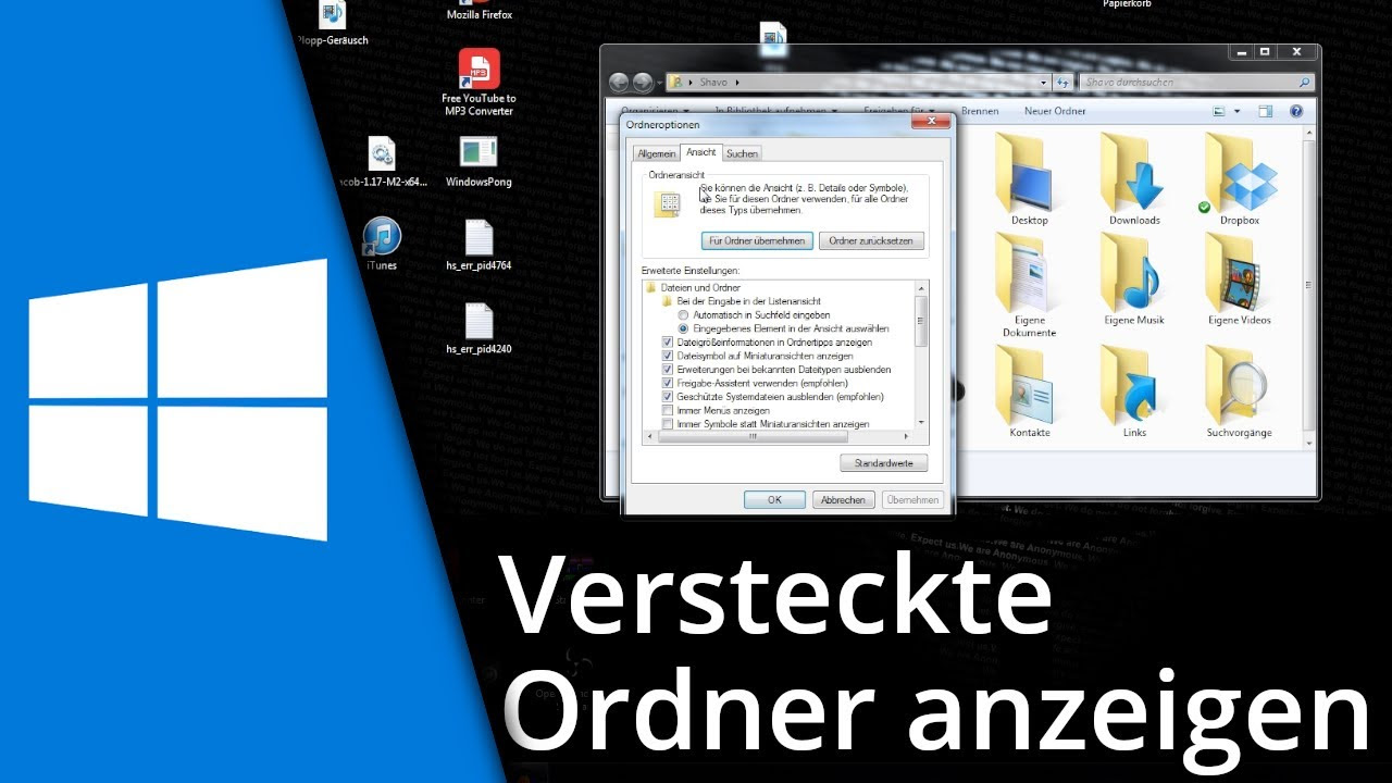 Versteckte Ordner und Dateien anzeigen: Tipps f r Windows