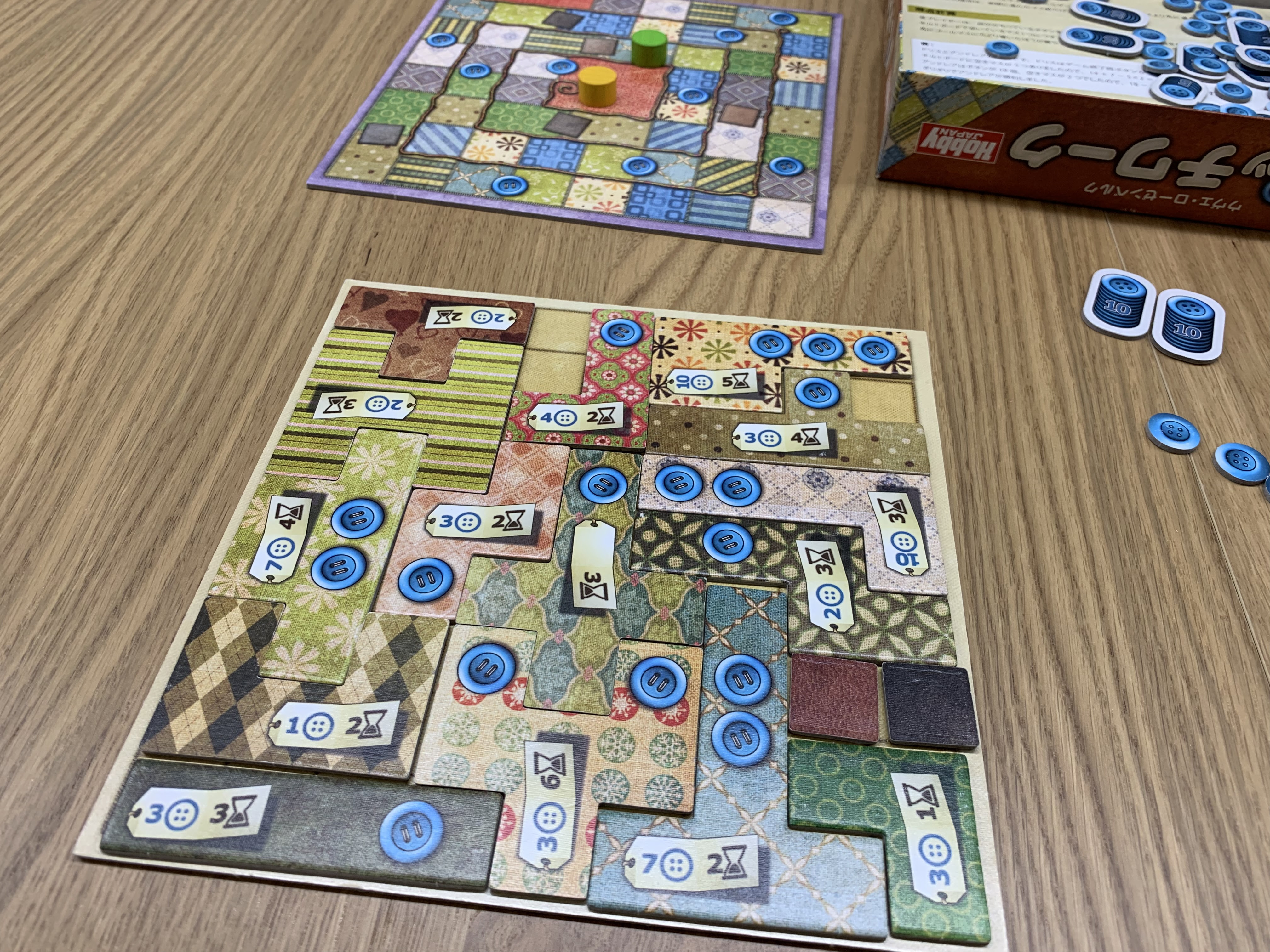 パッチワーク Oneボードゲーム記録 10 19 6 6 ボードゲームカフェ One