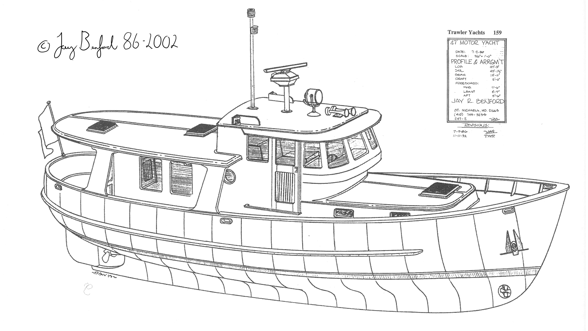 Trawler Yacht Plans