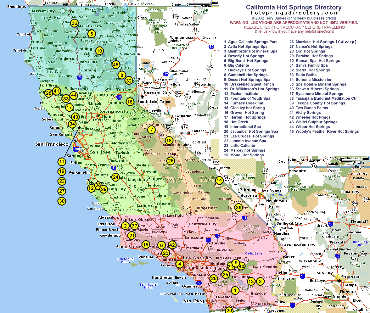 Usa Map California