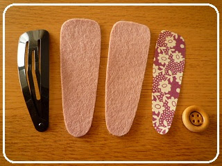 フェルト De ハンドメイド ヘアピンの作り方