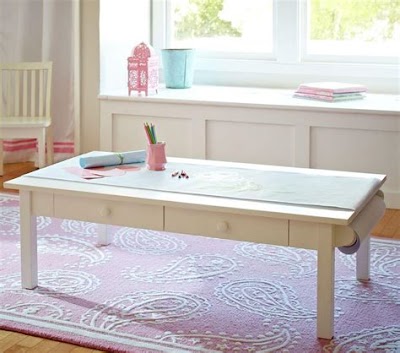 Pottery Barn Art Table: A Relaxed And Creative Space