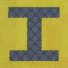 Fabric letter I
