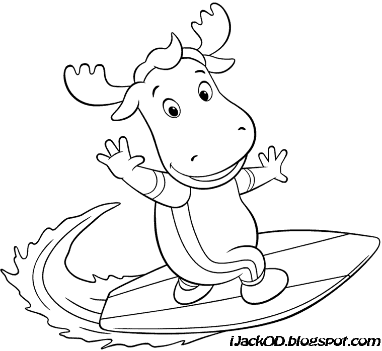 Backyardigans Coloring Page - Coloring Home