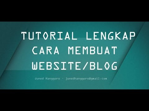 Video Cara Bikin Blog