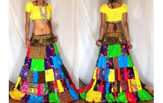 Hippie dress patchwork