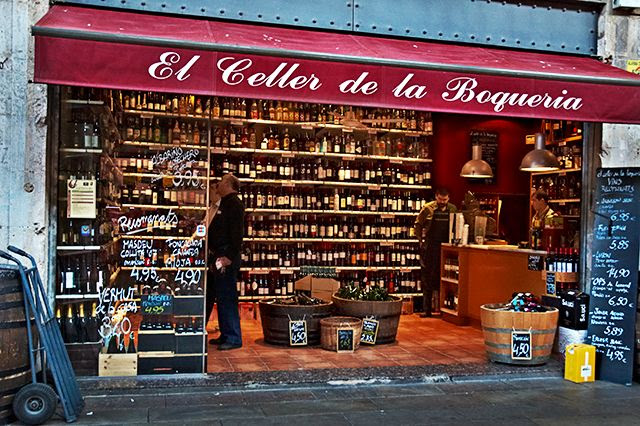 Barcelona Wine Stores: El Celler de la Boqueria [enlarge]