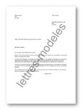 Modèle et exemple de lettres type : Au maire pour une 
