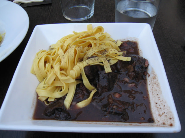 My Beef bourguignon with pasta