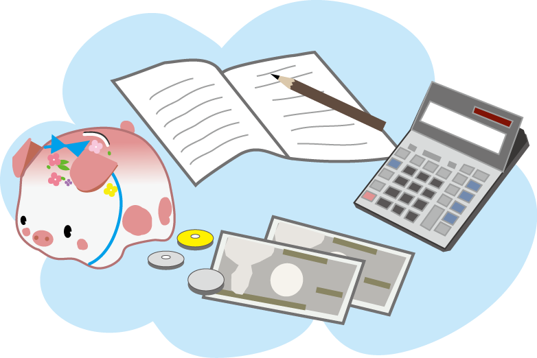 貯蓄のイラスト 無料イラスト