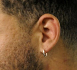 Men's Hoop Earrings / Sterling Silver Small Hoops