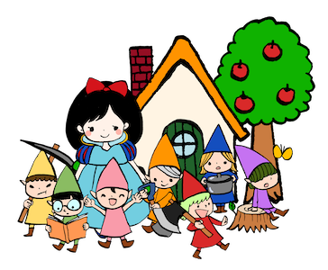 白雪姫のイラスト素材 Fukunofuku