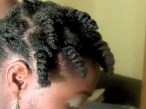45 Natural Hair Tutorial: Big Two Strand Twist Pin Up 