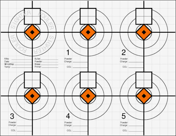 five free printable precision shooting targets daily bulletin