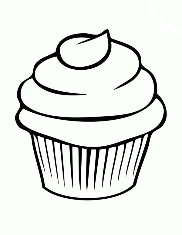 Cup Cake Drawing at GetDrawings | Free download