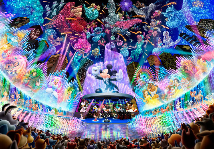 Ten D00 604 ディズニー ディズニー ウォーター ドリーム コンサート ミッキー 00ピース テンヨー の商品詳細ページです 日本最大級のジグソーパズル通販専門店 ジグソークラブ