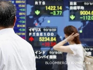 Krisis politik di Eropa menyebabkan investor di Asia cemas
