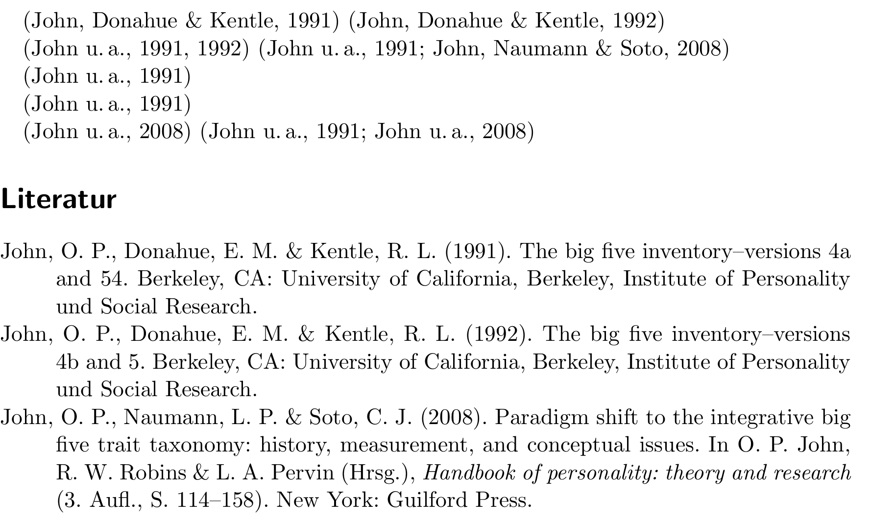 apa format references many authors