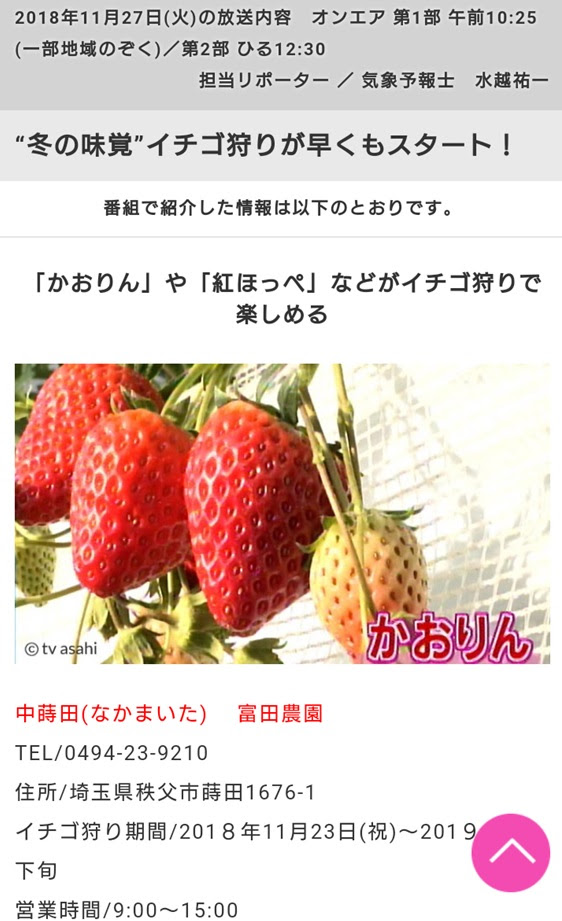 感動のゆったり６０分食べ放題 中蒔田 富田農園でいちご狩り あまりん かおりん 富田農園インスタ 埼玉いちご狩り 食べ放題時間制限なし 秩父 人気いちご狩り