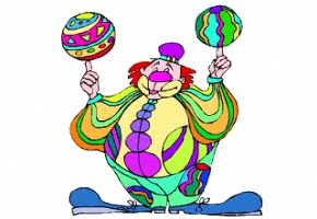 Clown Vorlage Zum Ausdrucken Kostenlos