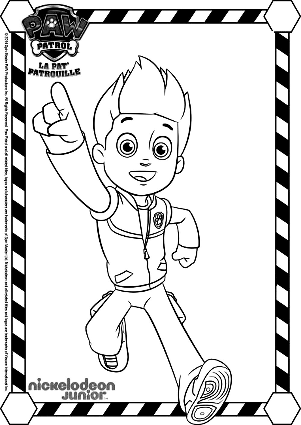 Image Coloriage pat patrouille gratuit