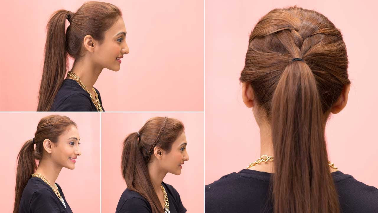 4 Easy Ponytail Hairstyles  Quick  Easy  YouTube