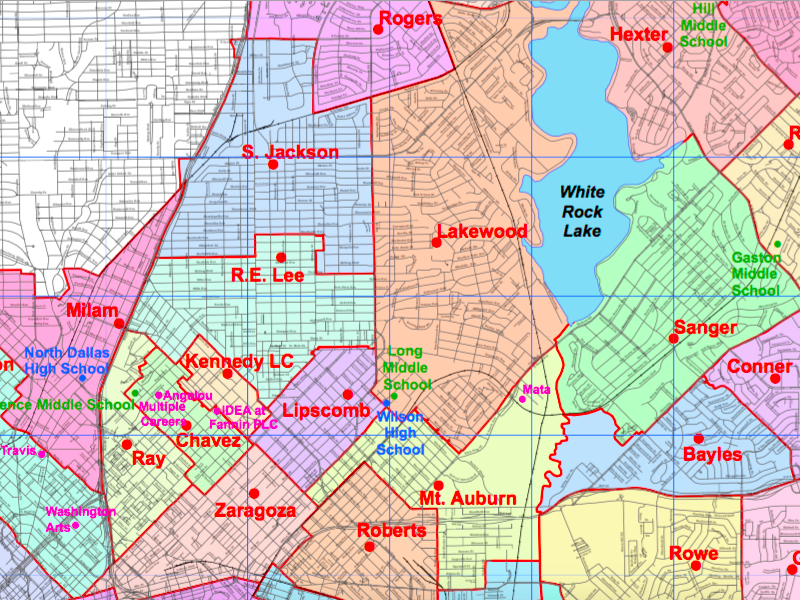 Dallas Isd School Map Attendance boundaries': Words that strike fear into Lakewood 
