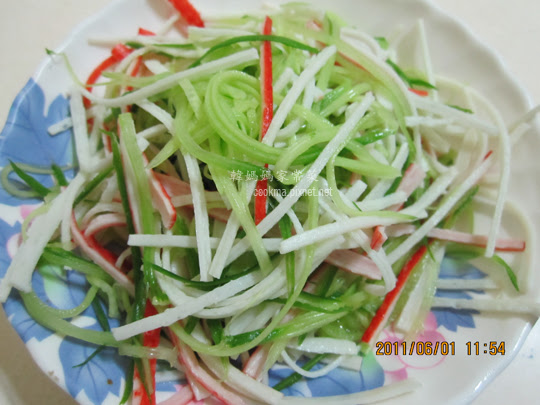 小黃瓜蟹味棒 韓媽媽家常菜 痞客邦