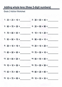 Addition Worksheets