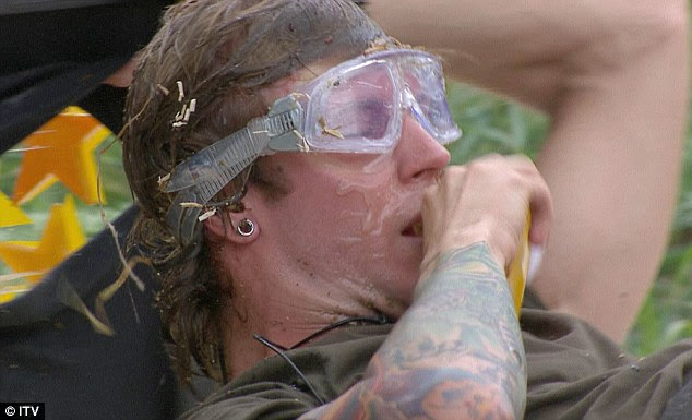 Tastes like soup: The McFly star told Ant and Dec that the fly pupae tasted like soup