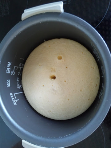 初心者さん向け 炊飯器シフォンケーキの失敗しないコツ ちびこといっしょ