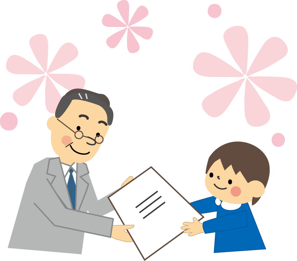 卒業式のイラスト 学校 無料イラスト フリー素材2