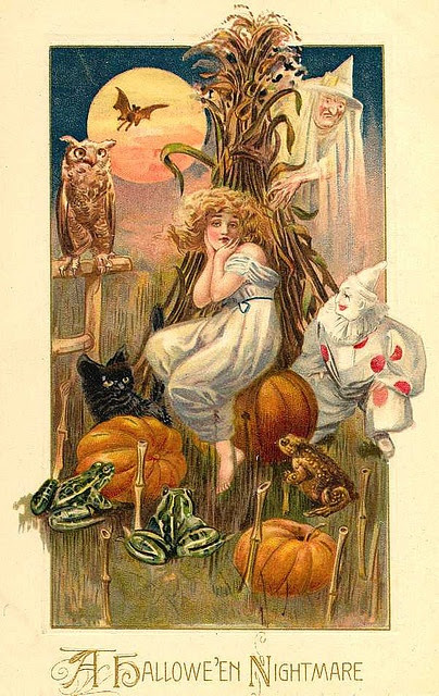Vintage Halloween Postcard