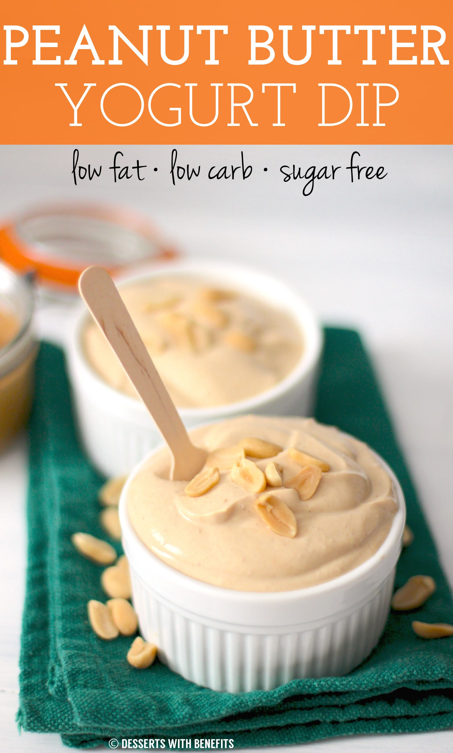 Desserts With Benefits Healthy Peanut Butter Yogurt Dip ...