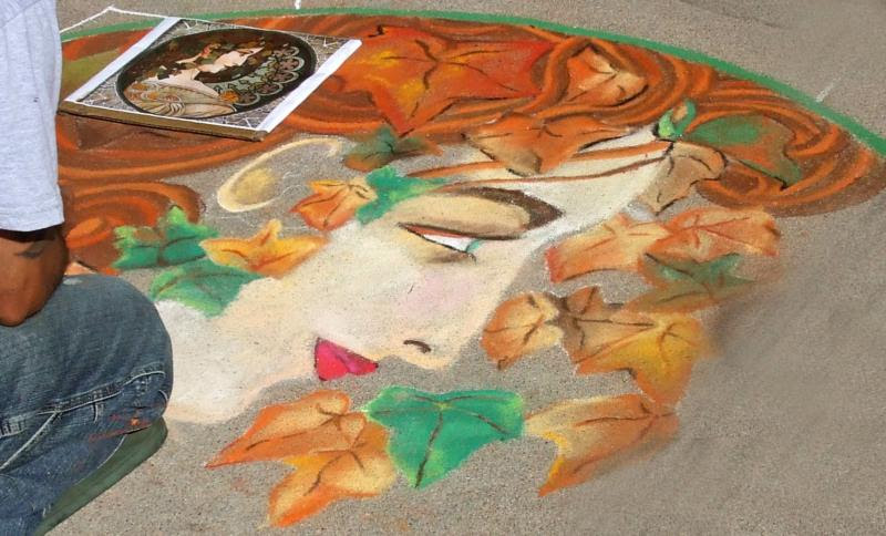 chalk drawing