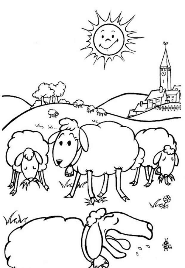 Free Printable Sheep Coloring Pages For Kids