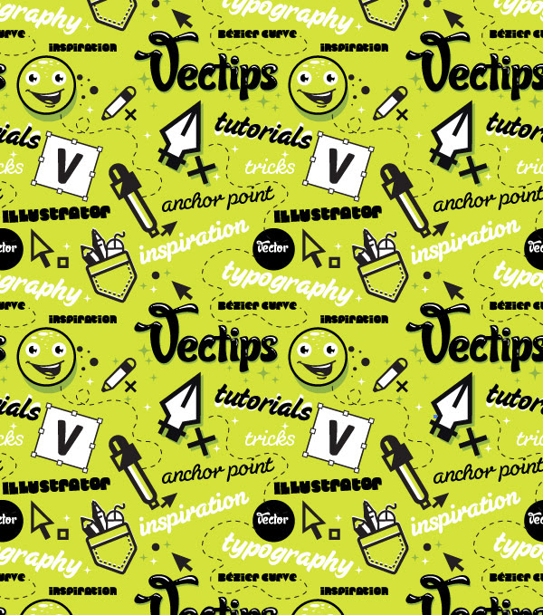 Thiết kế pattern dạng chữ với Illustrator