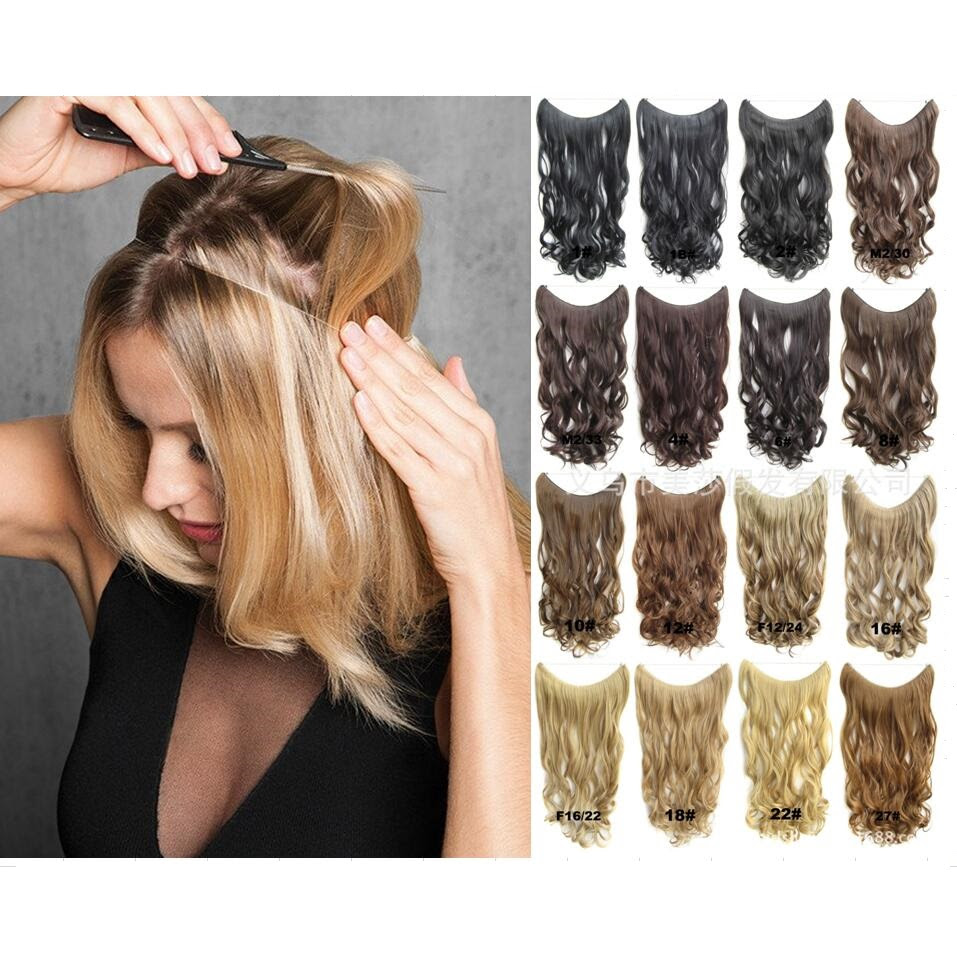 Sempurna Halo Lady Rambut Braider Rambut Sandal Ekstensi Rambut